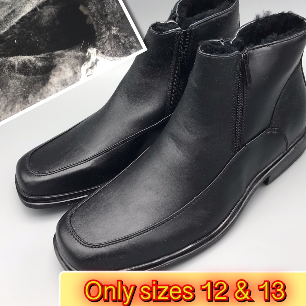 Men’s Winter Cozy Warm Faux Fur 
Sizes 12 & 13